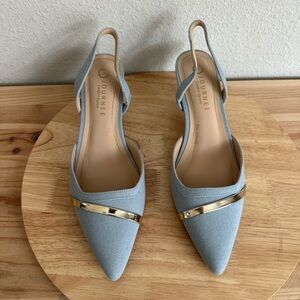 Journee Collection Nellia Womens Pointed Closed Toe Kitten Heel Pumps new